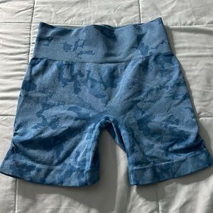Blue camo shorts